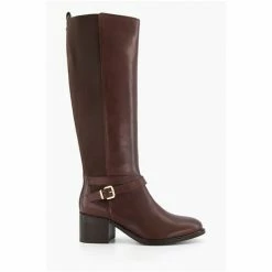 Dune London Brown Tildings Strap Detail High Leg Boots 11 Dune London Brown Tildings Strap Detail High Leg Boots -Dune London Sales unnamed file 1416