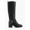 Dune London Black Tildings Strap Detail High Leg Boots 1 Dune London Black Tildings Strap Detail High Leg Boots -Dune London Sales unnamed file 1417