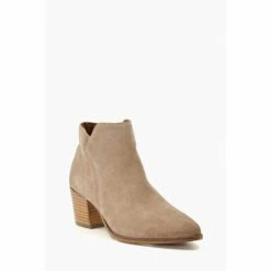 Alternative view of Dune London Natural Parlor Cropped Western Ankle Boots