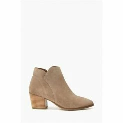 Dune London Natural Parlor Cropped Western Ankle Boots -Dune London Sales unnamed file 1427