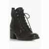 Dune London Patsie Black Warm Lined Ankle Boots