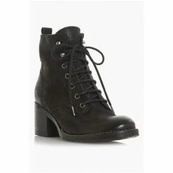 Dune London Patsie Black Warm Lined Ankle Boots -Dune London Sales unnamed file 1445
