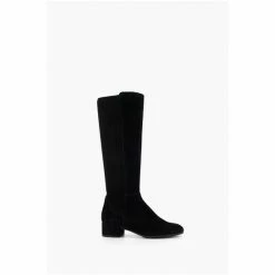 Dune London Tayla Black Smart Stretch High Leg Boots -Dune London Sales unnamed file 1451