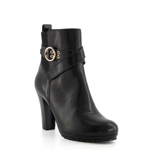Dune London Black Oreana Elasticated Buckle Detail Boots 4 Dune London Black Oreana Elasticated Buckle Detail Boots - Image 2