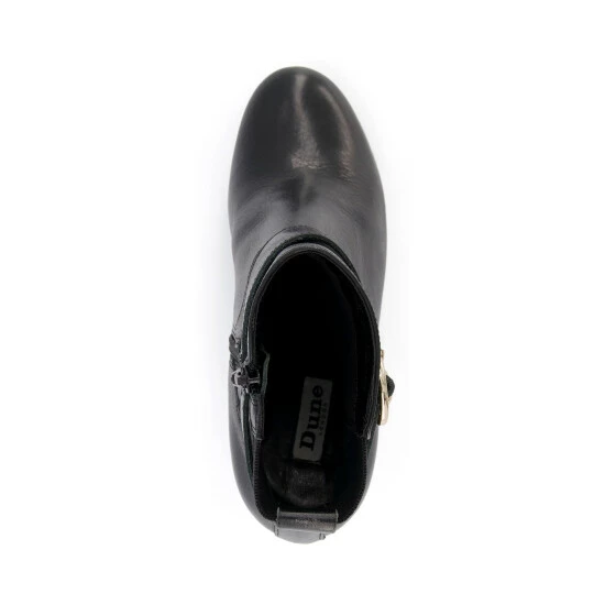 Dune London Black Oreana Elasticated Buckle Detail Boots 6 Dune London Black Oreana Elasticated Buckle Detail Boots - Image 4