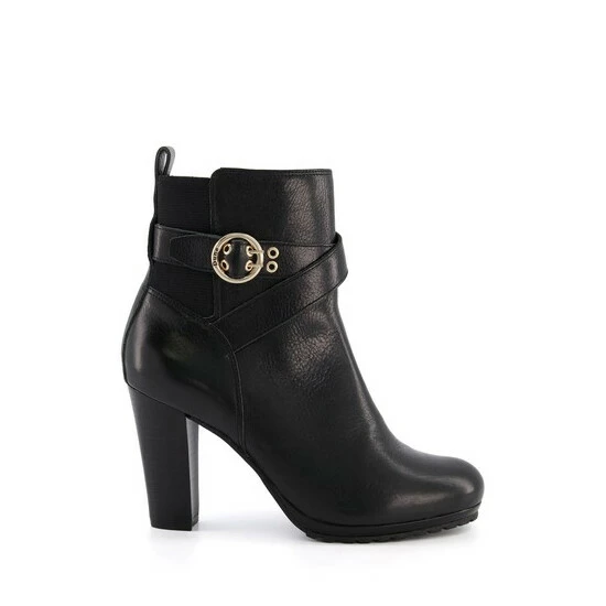 Dune London Black Oreana Elasticated Buckle Detail Boots 7 Dune London Black Oreana Elasticated Buckle Detail Boots - Image 5