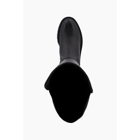Dune London Tella Black Cleated Stretch High Boots 5 Dune London Tella Black Cleated Stretch High Boots - Image 3
