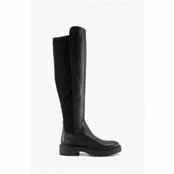 Dune London Tella Black Cleated Stretch High Boots 9 Dune London Tella Black Cleated Stretch High Boots -Dune London Sales unnamed file 1465