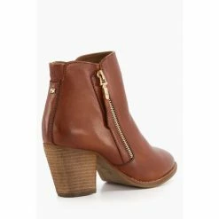 Dune London Brown Paice Zip Up Ankle Boot -Dune London Sales unnamed file 1468