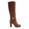 Dune London Brown Sabrena Elasticated Buckle Boots -Dune London Sales unnamed file 1472
