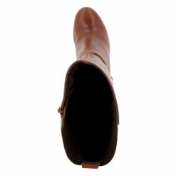 Dune London Brown Sabrena Elasticated Buckle Boots -Dune London Sales unnamed file 1475
