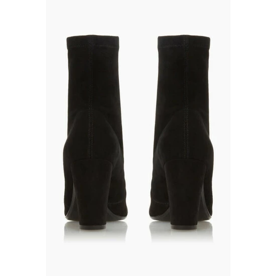 Dune London Black Optical Stretch Sock Ankle Boots 6 Dune London Black Optical Stretch Sock Ankle Boots - Image 4
