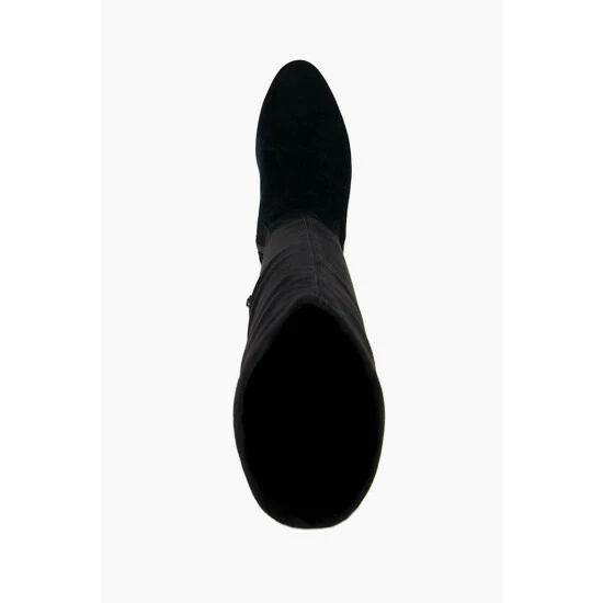 Dune London Siren Stretch Knee High Black Boots 6 Dune London Siren Stretch Knee High Black Boots - Image 4