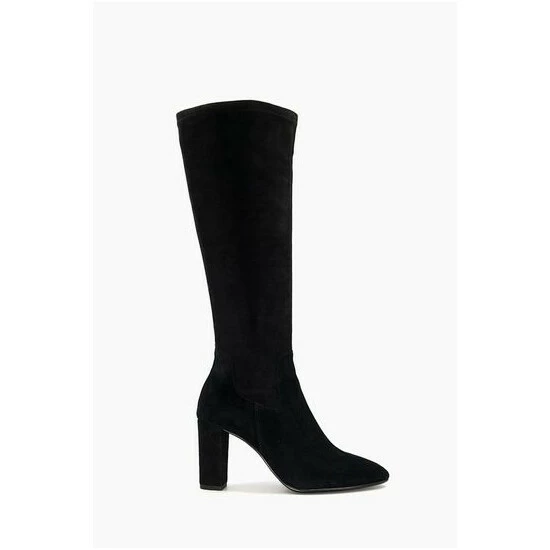 Dune London Siren Stretch Knee High Black Boots 8 Dune London Siren Stretch Knee High Black Boots - Image 6