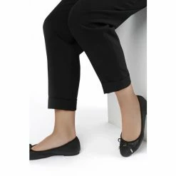 Dune London Wide Fit Hartlyn Black Toe Cap Bow Ballerinas -Dune London Sales unnamed file 151