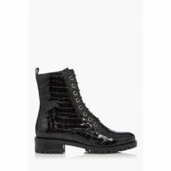 Dune London Prestone Cleated Sole Lace-Up Hiker Boots