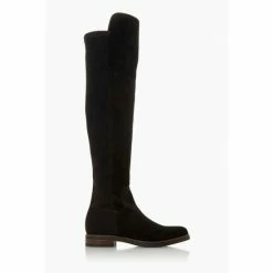 Dune London Tropic Black Over The Knee Suede Stretch Boots 11 Dune London Tropic Black Over The Knee Suede Stretch Boots -Dune London Sales unnamed file 1522