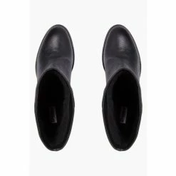 Dune London Black Rosa Slouch Heeled Calf Boots -Dune London Sales unnamed file 1529