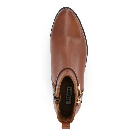 Dune London Brown Pap Buckle Trim Ankle Boots 6 Dune London Brown Pap Buckle Trim Ankle Boots - Image 4
