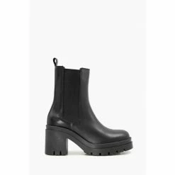 Alternative view of Dune London Prized Heeled Monster Sole Black Boots