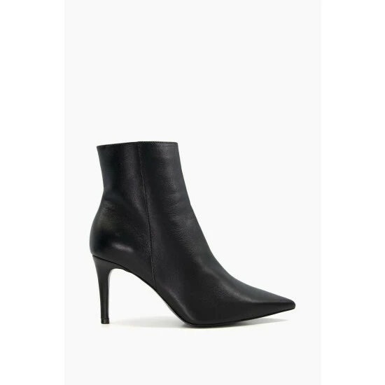 Dune London Oliyah Black Pointed Ankle Boots 3 Dune London Oliyah Black Pointed Ankle Boots