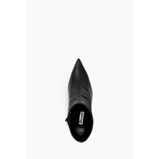 Dune London Oliyah Black Pointed Ankle Boots 6 Dune London Oliyah Black Pointed Ankle Boots - Image 4