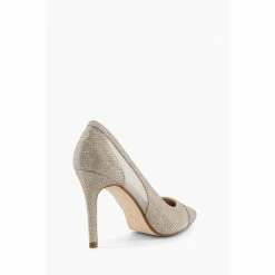 Dune London Gold Banquet Mesh Cut Out Court Shoes -Dune London Sales unnamed file 156