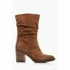 Dune London Brown Rosa Slouch Heeled Calf Boots -Dune London Sales unnamed file 1562
