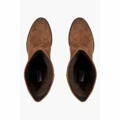 Dune London Brown Rosa Slouch Heeled Calf Boots -Dune London Sales unnamed file 1565