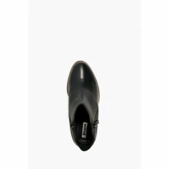 Dune London Wide Fit Paice Zip-Up Black Ankle Boots -Dune London Sales unnamed file 1571