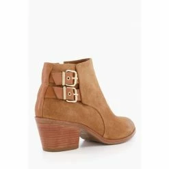Dune London Brown Pinna Double Buckle Western Boots -Dune London Sales unnamed file 1598