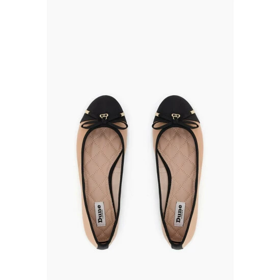 Dune London Brown Hartlyn Ballerina Shoes 6 Dune London Brown Hartlyn Ballerina Shoes - Image 4