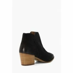Dune London Parlor Cropped Western Ankle Black Boots -Dune London Sales unnamed file 1627