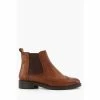 Dune London Brown Quest Brogue Detail Chelsea Boots -Dune London Sales unnamed file 1650