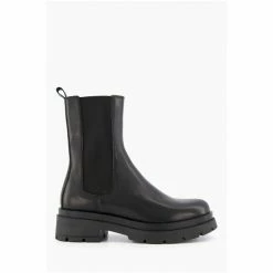 Dune London Black Palmz Heavy Outsole Chelsea Boots -Dune London Sales unnamed file 1662