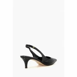 Dune London Capitol Kitten Black Slingback Shoes -Dune London Sales unnamed file 167