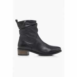 Alternative view of Dune London Pagers 2 Ruched Low Block Heel Ankle Boots