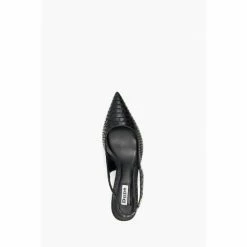 Dune London Capitol Kitten Black Slingback Shoes -Dune London Sales unnamed file 168