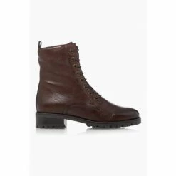 Dune London Brown Prestone Cleated Sole Lace-Up Hiker Boots -Dune London Sales unnamed file 1687