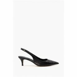Dune London Capitol Kitten Black Slingback Shoes -Dune London Sales unnamed file 169