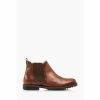 Dune London Brown Pedal Faux Fur Lined Cropped Low Boots -Dune London Sales unnamed file 1691