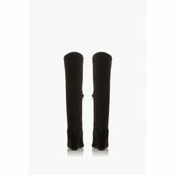 Dune London Black Siren Stretch Block Heel Almond Toe Boots -Dune London Sales unnamed file 1720