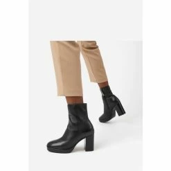 Dune London Black Pella Platform Ankle Boots -Dune London Sales unnamed file 1734