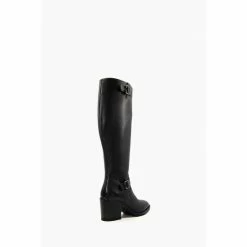 Dune London Trelise Black Double Buckle Block High Boots 9 Dune London Trelise Black Double Buckle Block High Boots -Dune London Sales unnamed file 1756