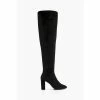 Dune London Black Syrell Over The Knee Stretch Boots -Dune London Sales unnamed file 1759