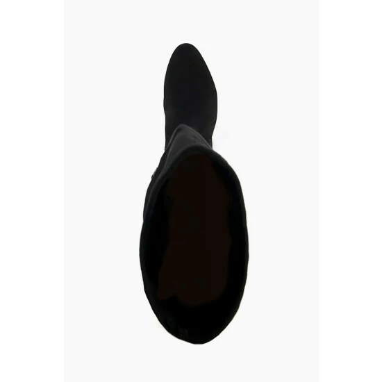Dune London Black Syrell Over The Knee Stretch Boots 6 Dune London Black Syrell Over The Knee Stretch Boots - Image 4