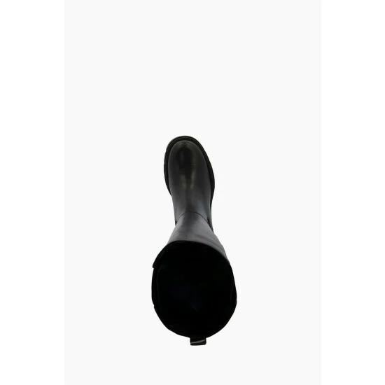 Dune London Time High Leg Heeled Black Boots 6 Dune London Time High Leg Heeled Black Boots - Image 4
