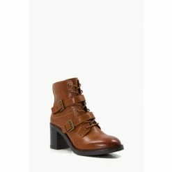 Alternative view of Dune London Passion Double Buckle Block Ankle Boots