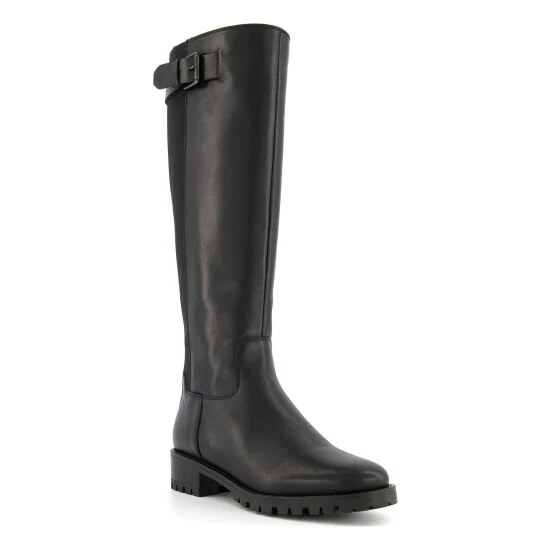 Dune London Black Trend Buckle Detail Boots 5 Dune London Black Trend Buckle Detail Boots - Image 3