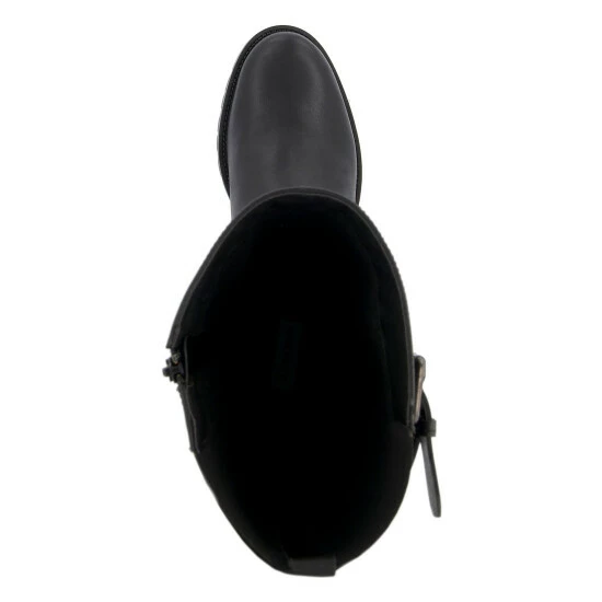 Dune London Black Trend Buckle Detail Boots 6 Dune London Black Trend Buckle Detail Boots - Image 4